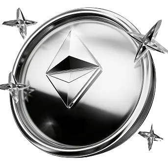 kovová minca ethereum